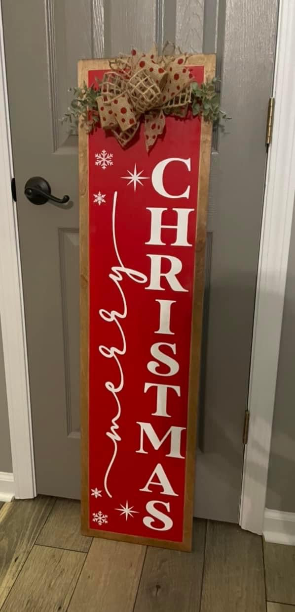 Christmas Floor Leaner outlet Sign