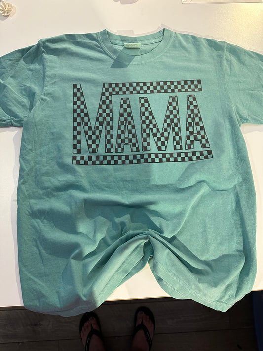 Checkered Mama T-Shirts