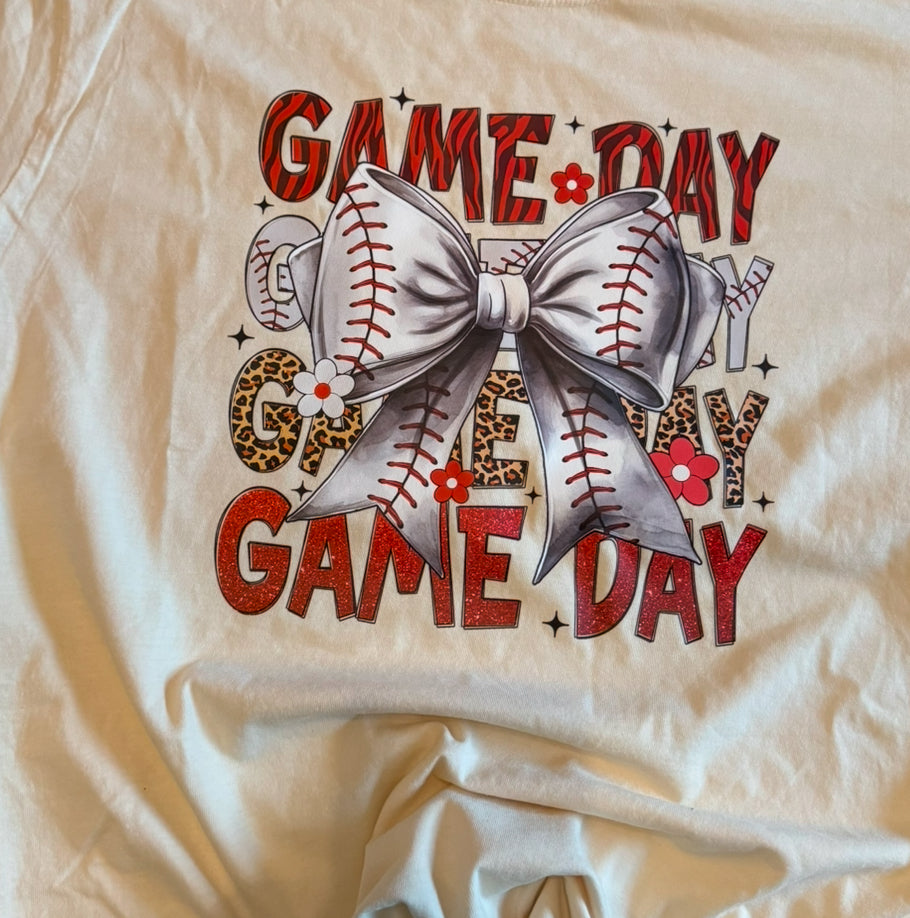 BASEBALL BOW GAMEDAY T-Shirts