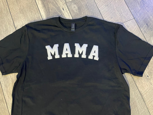 Mama T-Shirts Puffy Print