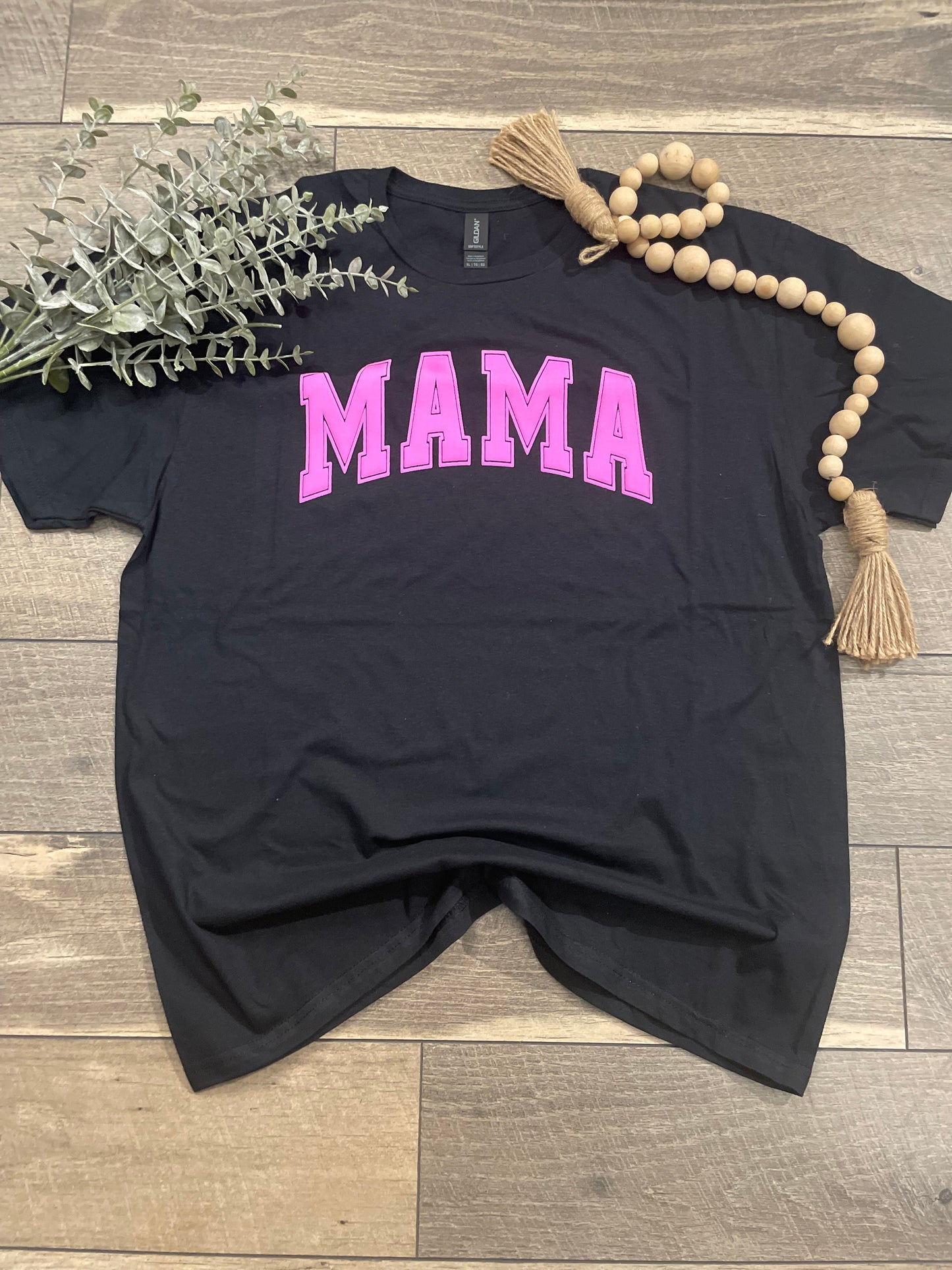 Mama T-Shirts Puffy Print