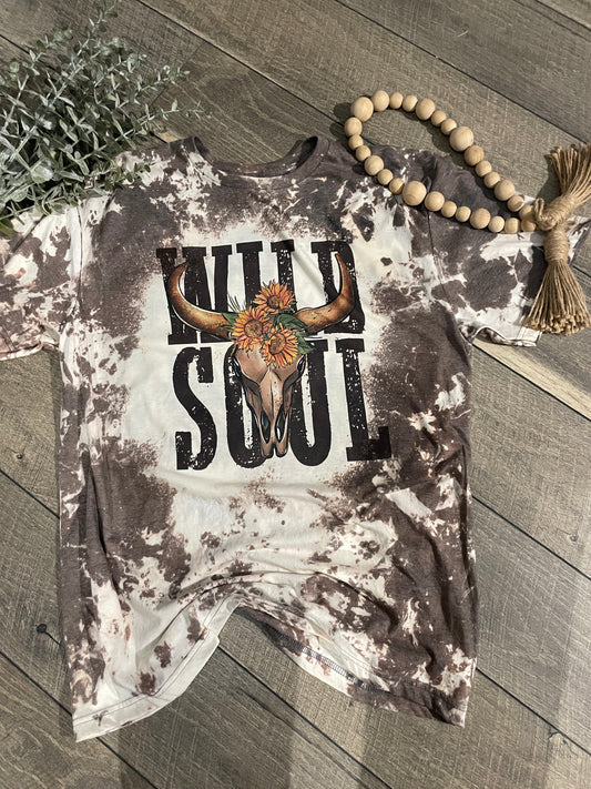 Wild Soul Brown Cowhide T-Shirts